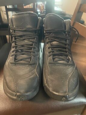 Jordan Men's All-Black High-Top Sneakers